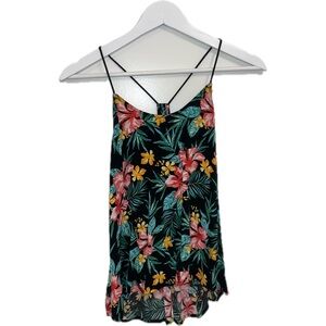 No Boundaries Black Floral Camisole